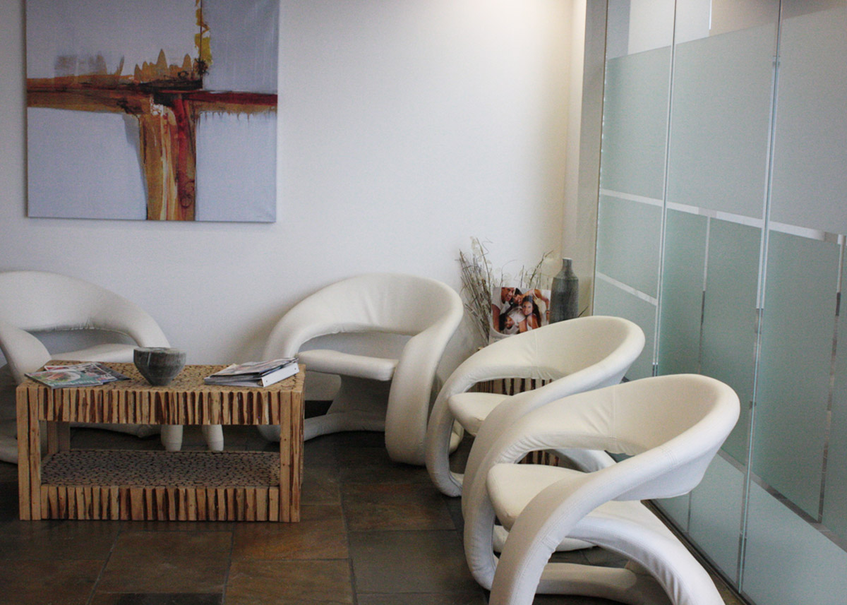 waiting room of aspire dental